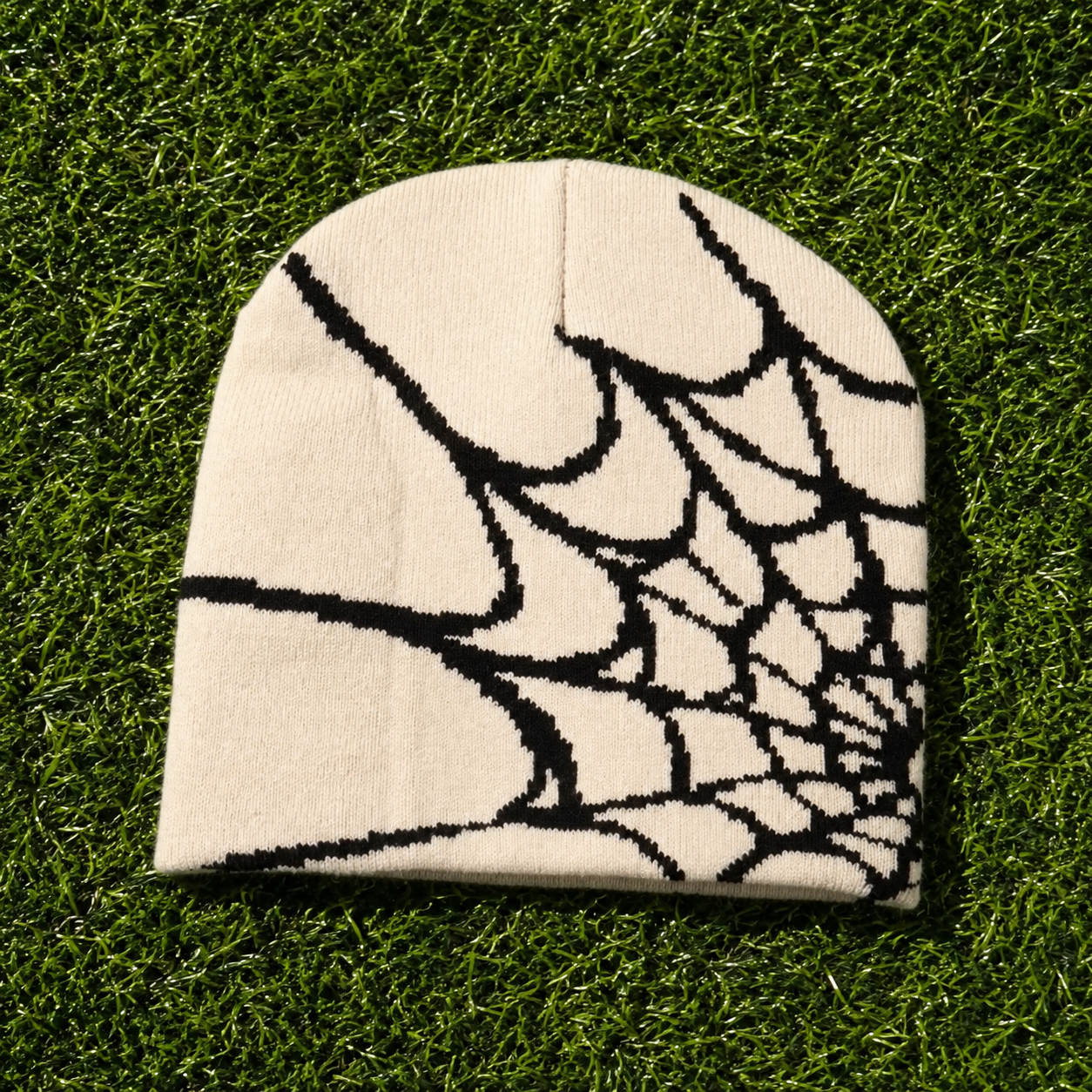 Spider Web Knit Beanie