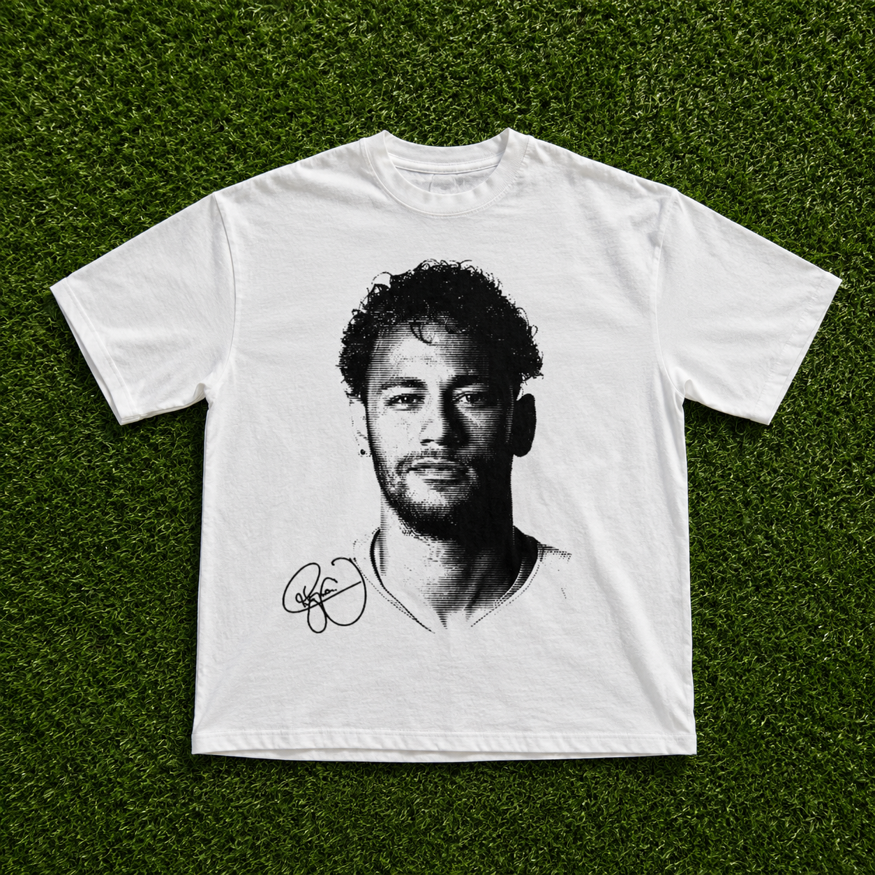 Neymar Portrait Graphic Tee