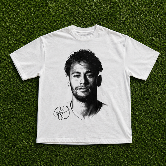 Neymar Portrait Graphic Tee