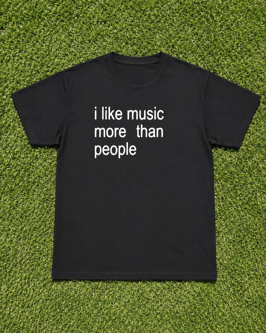 I Like Music More Than People Tee